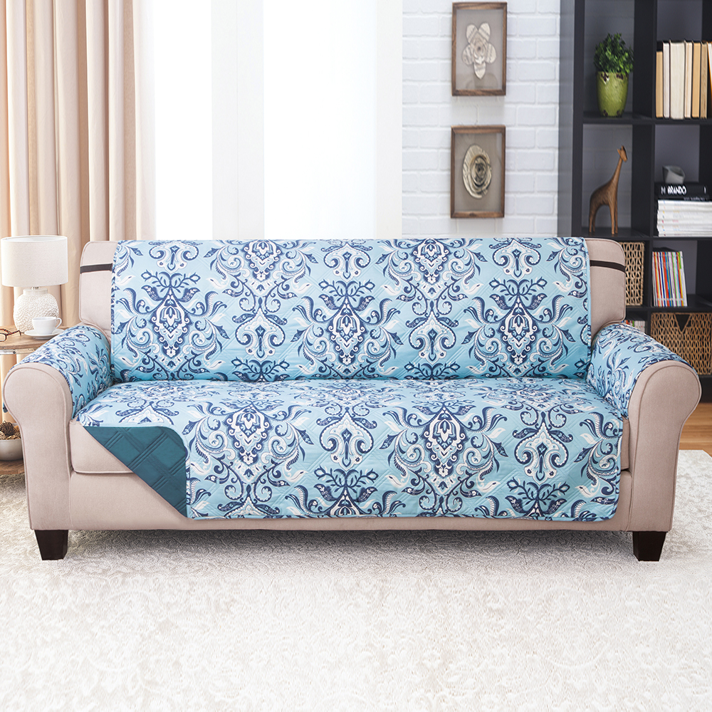 99,99% Polyester-trykt og solid dobbeltside Bruk Sofa Cover